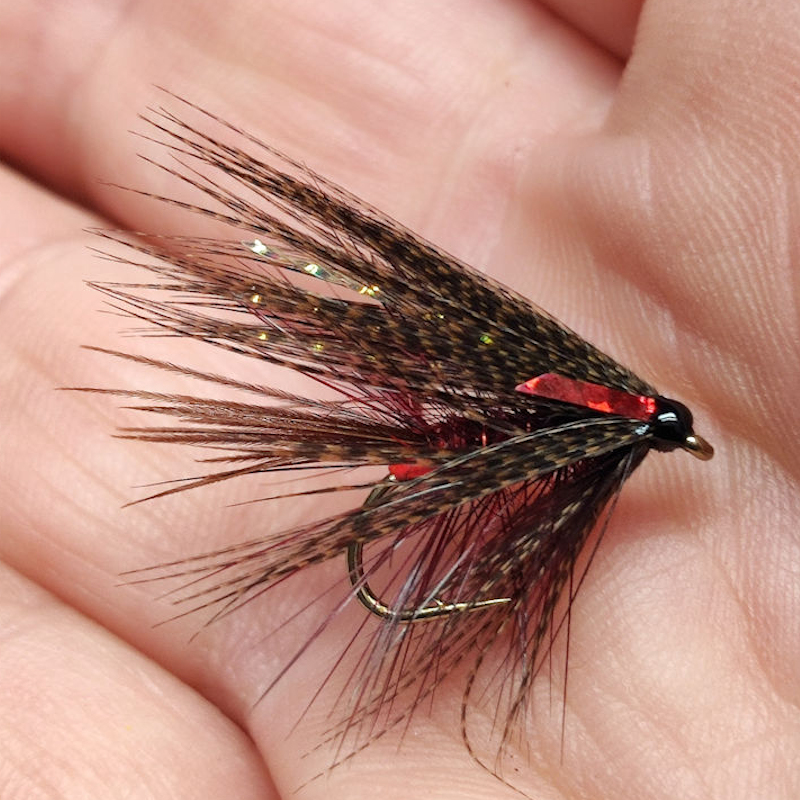 Cast of Flies for Irish Loughs- Claret Dabbler